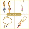 30Pcs 10 Styles Alloy Enamel Pendants ENAM-CJ0005-23-7