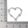 Stainless Steel Color 304 Stainless Steel Rhinestonet Pendants STAS-Q312-02B-P-3