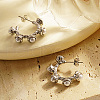 Stainless Steel Stud Earrings CU8073-2-1