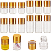 CRASPIRE 20Pcs 4 Style Glass Bead Containers MRMJ-CP0001-22A-1