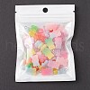 40Pcs 8 Colors Gradient Color Opaque Resin Pendants RESI-YW0001-07-5