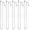 SUNNYCLUE 12Pcs 304 Stainless Steel Satellite Chain Necklaces NJEW-SC0001-27-1
