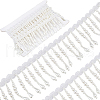 Polyester & Imitation Pearl Beaded Tassel Ribbon OCOR-XCP0002-82-1