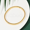201 Stainless Steel Bangles for Men BJEW-B138-02G-2