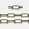 Unwelded Iron Paperclip Chains CH-S125-09A-AB-1