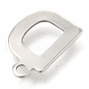 Non-Tarnish 201 Stainless Steel Charms X-STAS-C021-06P-D-3