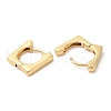 Rack Plating Brass Square Hoop Earrings EJEW-D061-07G-2