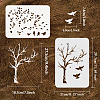 Plastic Reusable Drawing Painting Stencils Templates DIY-WH0172-872-2