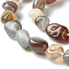 Natural Botswana Agate Nuggets Beads Strands G-L154-03-4