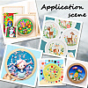DIY Children Wood Decoration Clay Picture Frame WOOD-WH20008-07D-4