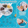 1 Box 6 Color Iron Jump Rings IFIN-PH0001-10mm-08-4