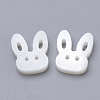 Bunny Natural Freshwater Shell Beads X-SHEL-T007-18-1