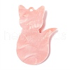 Embossed Graffiti Acrylic Pendants MACR-C011-06-3