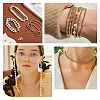 75Pcs 5 Styles Rack Plating Brass Spacer Beads KK-LP0001-07G-4