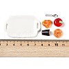 Resin Miniature Breakfast Set Ornaments DIY-H174-01J-4