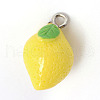 Lemon Resin Pendants X-RESI-R184-01-2