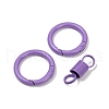 Alloy Spring Gate Clasps PALLOY-Q009-01K-2