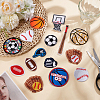 MAYJOYDIY US 1 Set Polyester Cloth Patches DIY-MA0006-30-4