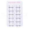 304 Stainless Steel Huggie Hoop Earrings EJEW-L252-042P-3