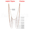 Alloy Crystal Rhinestone Curb Chain Multi-layered Tassel Leg Waist Chain FS-WG377B1-01-5