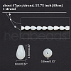  1 Strand Natural Trochus Shell Beads Strands BSHE-NB0001-26-2