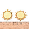 304 Stainless Steel Pendant Cabochon Settings STAS-N114-04G-3