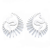Non-Tarnish 201 Stainless Steel Pendants STAS-N090-LA945-1-1