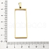 304 Stainless Steel Open Back Bezel Pendants STAS-Z091-05G-02-3