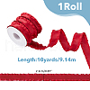 FIBLOOM 10 Yards Polyester Pleated Edged Ribbon for Clothing Decoration DIY-FI0001-13E-2