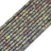 Natural Dragon Blood Jasper Beads Strands G-P575-B21-4x2mm-2