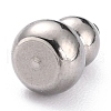 304 Stainless Steel Beads X-STAS-B011-05B-P-3