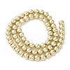 Electroplated Synthetic Non-magnetic Hematite Beads Strands G-I364-C03-G-2