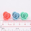Opaque Acrylic Beads X-SACR-R801-M-4