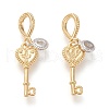 Brass Pendants KK-F820-36G-1