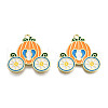 Alloy Enamel Pendants PALLOY-F286-10B-G-2