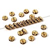 Brass Grade A Rhinestone Spacer Beads RSB034NF-05G-1