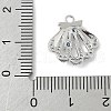 Brass Pave Light Sky Blue and Clear Cubic Zirconia Sea Animal Connector Charms KK-M326-07A-P-3
