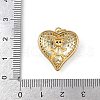 Brass Micro Pave Cubic Zirconia Pendants KK-S528-13G-3