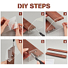 2-Tier Transparent Acrylic Minifigures Display Risers ODIS-WH0002-59-3