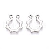 304 Stainless Steel Pendants STAS-T065-02P-1