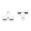 Tarnish Resistant 304 Stainless Steel Folding Crimp Ends STAS-M250-02-2