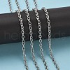 Tarnish Resistant 304 Stainless Steel Cable Chains CHS-R009-11-5