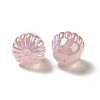 UV Plating Rainbow Iridescent Acrylic Beads PACR-M002-10C-2