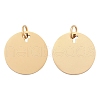 Ion Plating(IP) 304 Stainless Steel Pendants STAS-I311-21G-1
