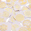 Self Adhesive Brass Stickers DIY-TA0008-39-10