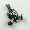 Stylish Punk Lion Pendant Necklace for Men WE0194-5