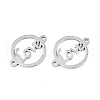 Tarnish Resistant 201 Stainless Steel Links Connectors STAS-S080-027P-1