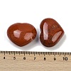 Mother's Day Gifts Heart Natural Red Jasper Palm Stones G-C186-02F-3