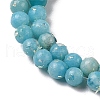 Assembled Natural Dolomite and Synthetic Opal Beads Strands G-Q017-G06-01A-1-5