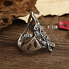 Zinc Alloy Micro Pave Cubic Zirconia Finger Rings QX9437-3